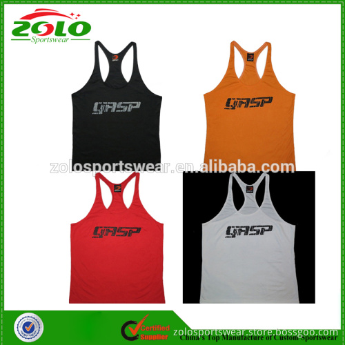 2015 Professional Custom Blank Gym Singlet For Men